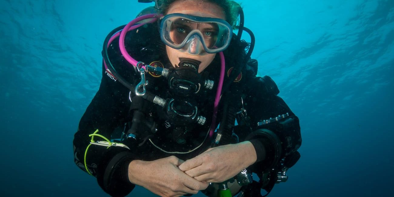 Diver Jenny Lord tech diving