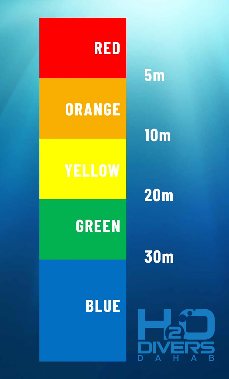 h2o-blog-light-absorption Underwater photography - light loss underwater