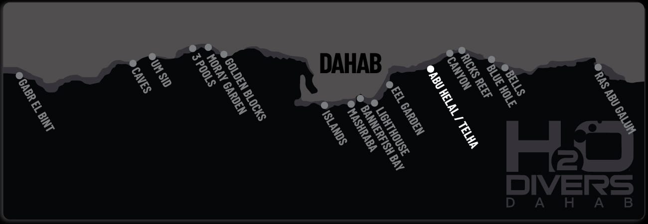 Dahab Dive Sites - Abu Helal and Abu Telha