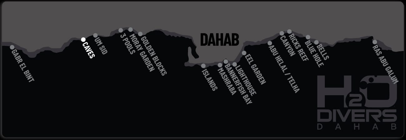 Dahab Dive Sites - Caves