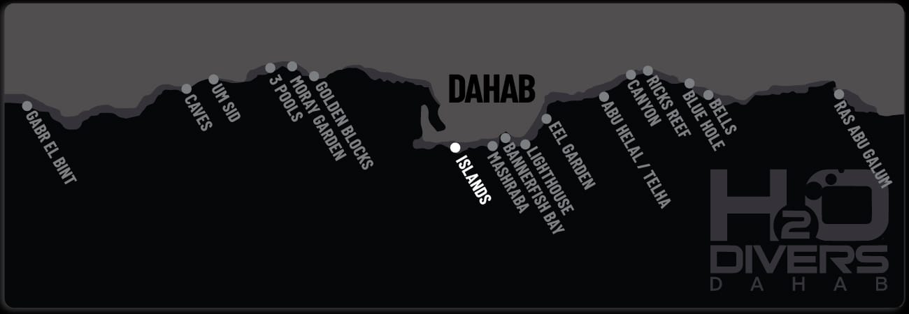 Dahab Dive Sites - Islands