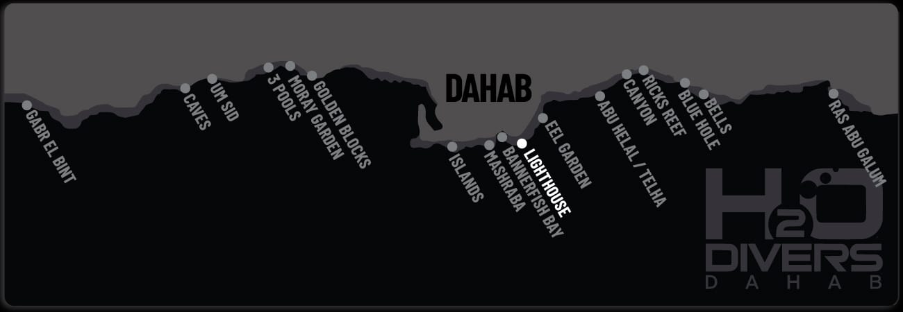 Dahab Dive Sites - Lighthouse